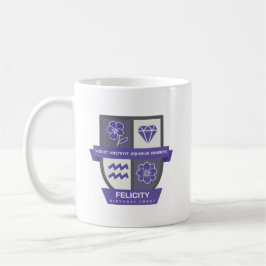 Aquarius Birthday Crest™ for February 1-18 Mug Kaffemugg