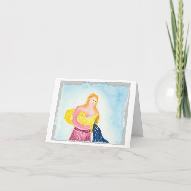 Aquarius Birthday Kort (Framsida)