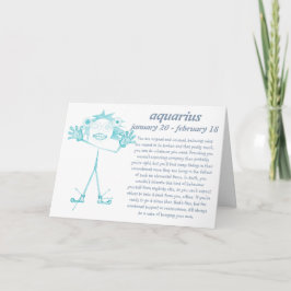 Aquarius [ - BitchScope - ] födelsedagskort Kort