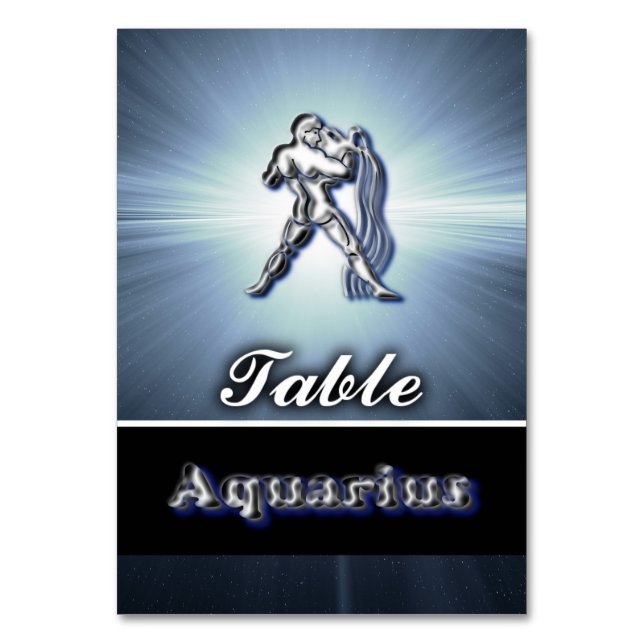 Aquarius Bordsnummer (Framsidan)