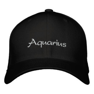 Aquarius Broderad Keps