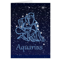 Aquarius Constellation and Zodiac Sign med stjärno
