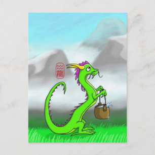 Aquarius/Dragon Vykort