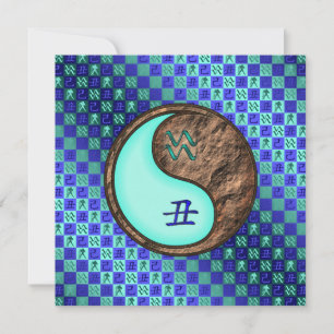 Aquarius & Earth Ox Kort