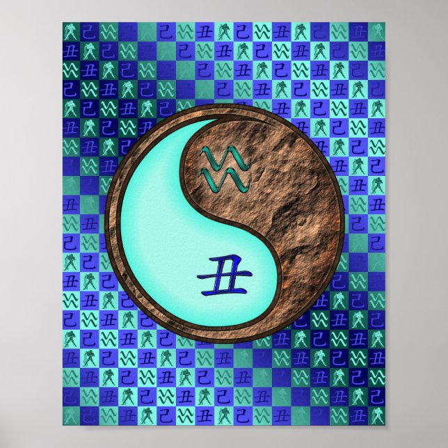 Aquarius & Earth Ox Poster (Framsidan)