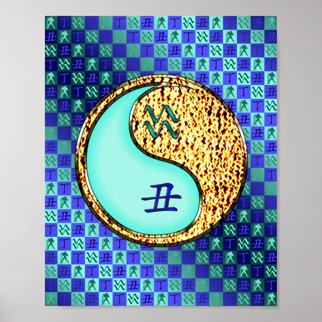 Aquarius & Fire Ox Poster (Framsidan)