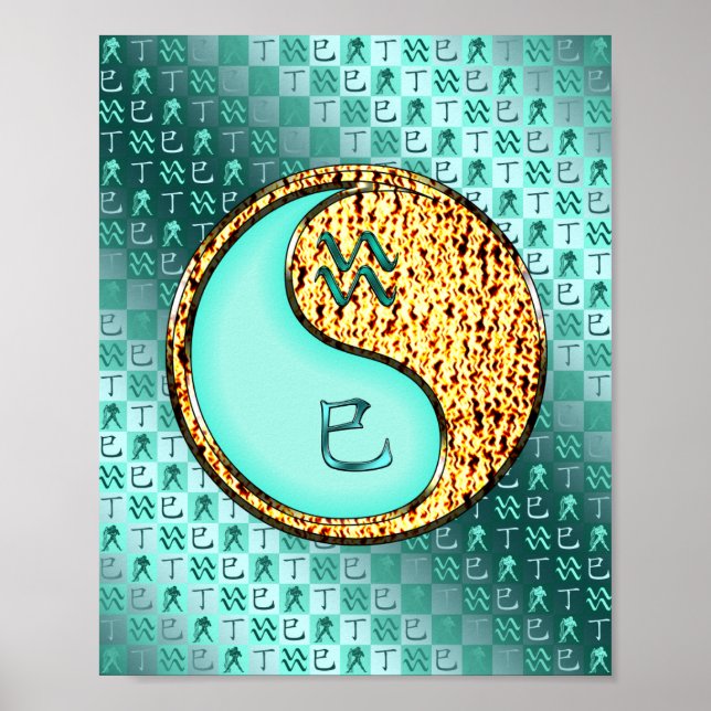 Aquarius & Fire Snake Poster (Framsidan)