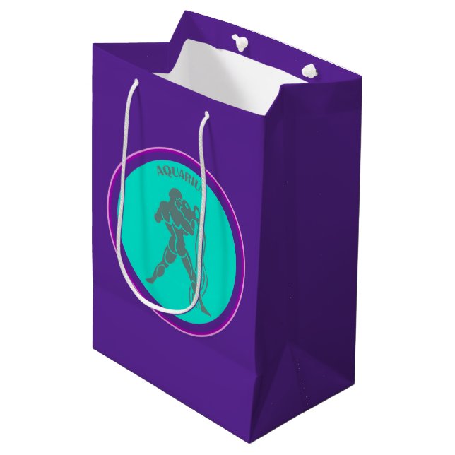 Aquarius Gift Bag (Framsidan Vinklad)
