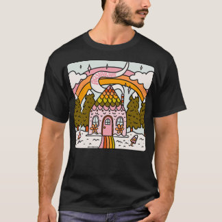 Aquarius Gingerbröd House T Shirt