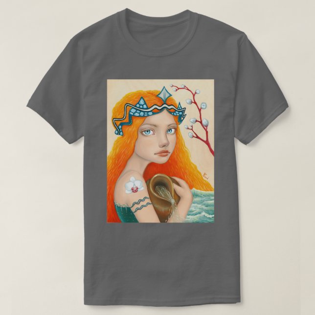 Aquarius Girl T Shirt (Design framsida)