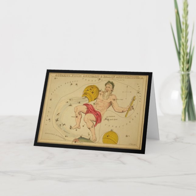 Aquarius Greeting Card Helgkort (Framsida)