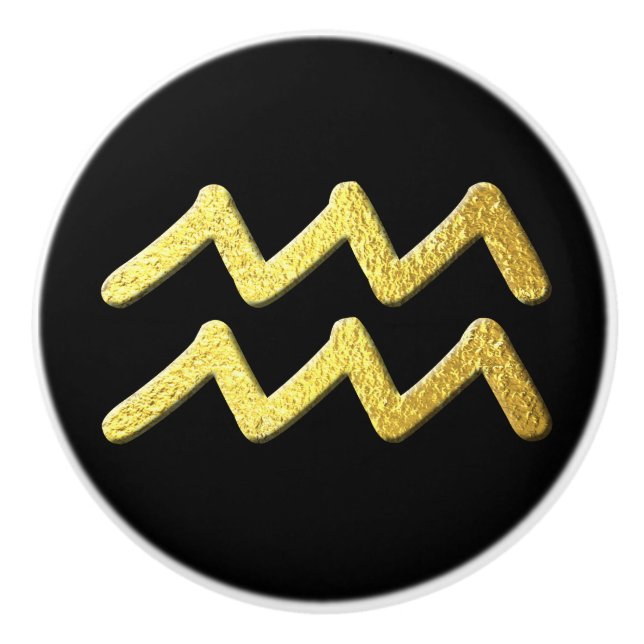 Aquarius Guld Knopp (Framsidan)