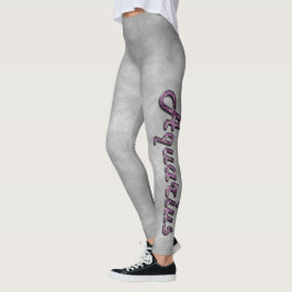 Aquarius i Amethyst Gemstone Leggings
