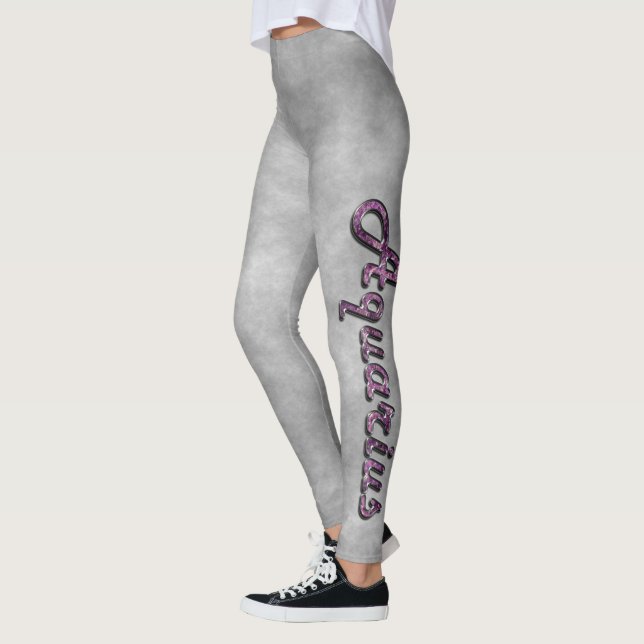 Aquarius i Amethyst Gemstone Leggings (Vänster)