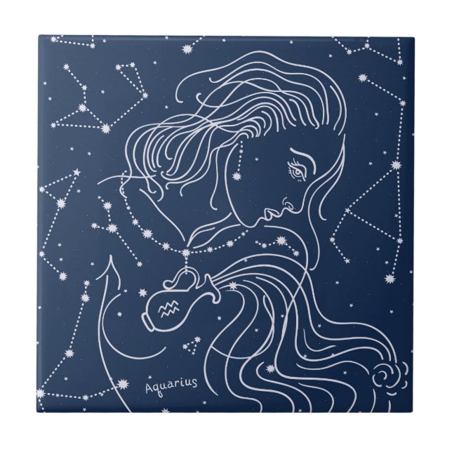 Aquarius Kakelplatta (Framsidan)