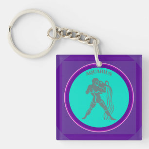 Aquarius Keychain