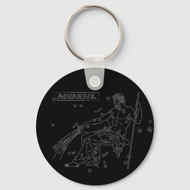 Aquarius Keychain Nyckelring (Framsida)