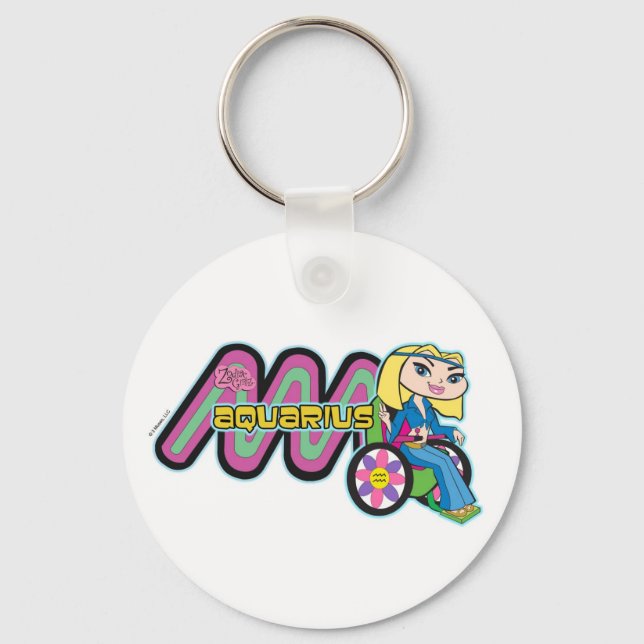 Aquarius Keychain Nyckelring (Framsida)