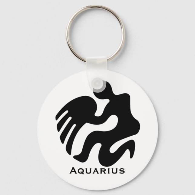 Aquarius Keychain Nyckelring (Framsida)
