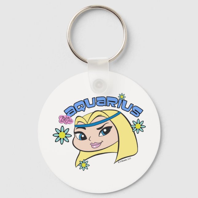 Aquarius Keychain Nyckelring (Framsida)