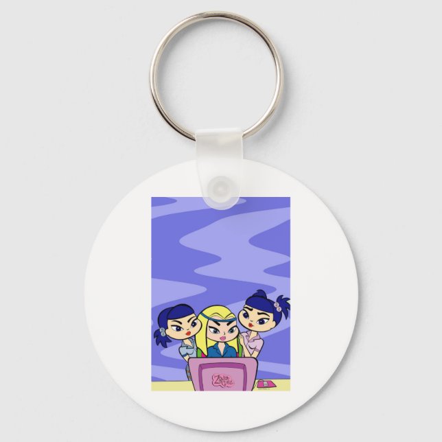 Aquarius Keychain Nyckelring (Framsida)