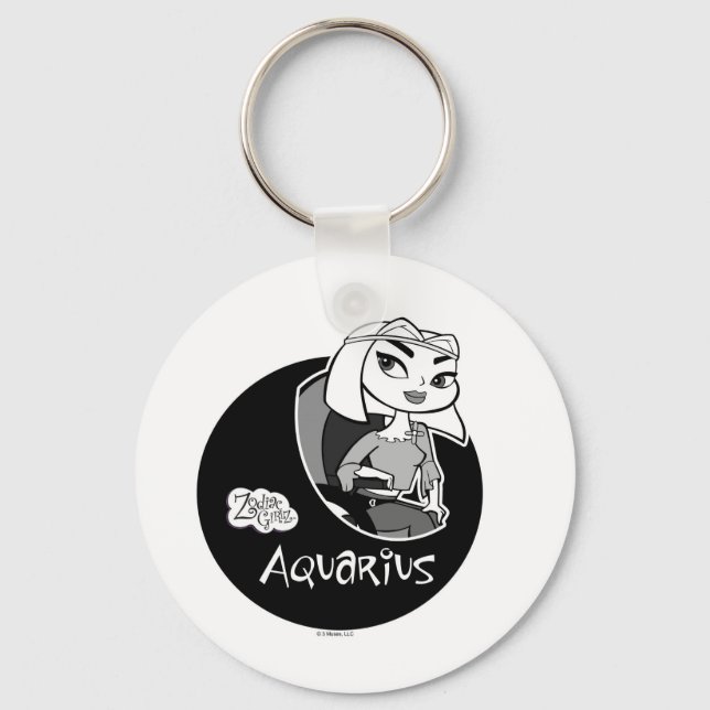 Aquarius Keychain Nyckelring (Framsida)