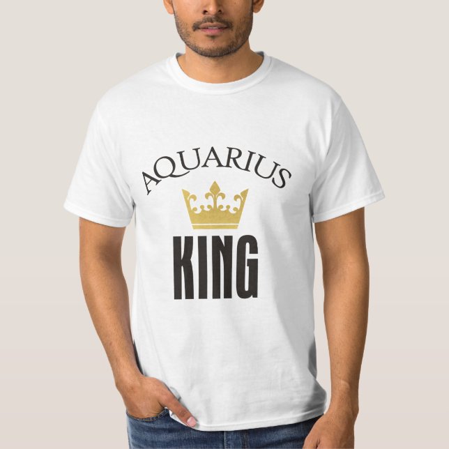 Aquarius King T Shirt (Framsida)