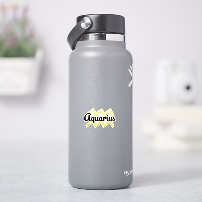 Aquarius Klistermärken (HydroFlask)