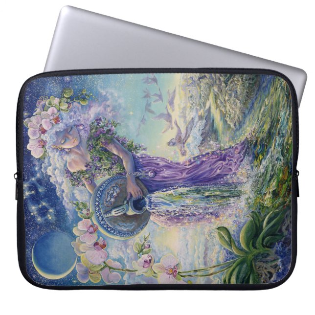 "Aquarius" laptop sleeve (Framsidan)
