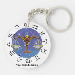 Aquarius & Libra Acrylic Keychain
