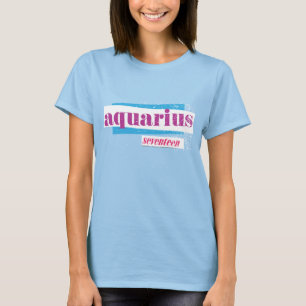 Aquarius Lila T-shirt