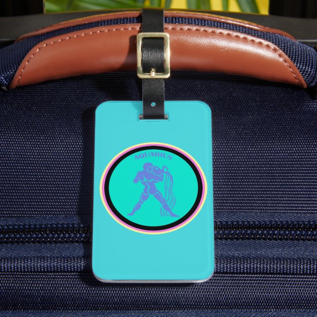 Aquarius Luggage Tag Bagagebricka (Framsida Insitu 2)