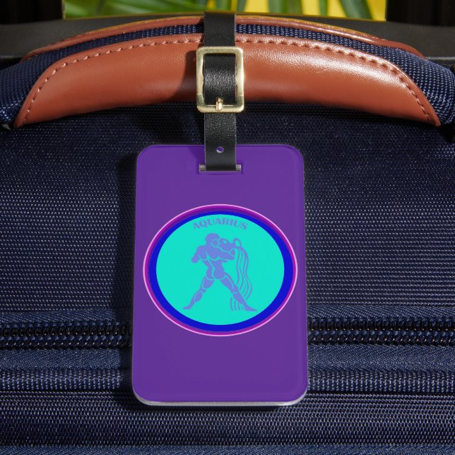 Aquarius Luggage Tag Bagagebricka (Framsida Insitu 2)
