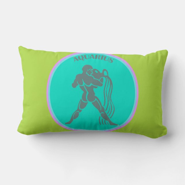 Aquarius Lumbar Pillow Lumbarkudde (Baksida)