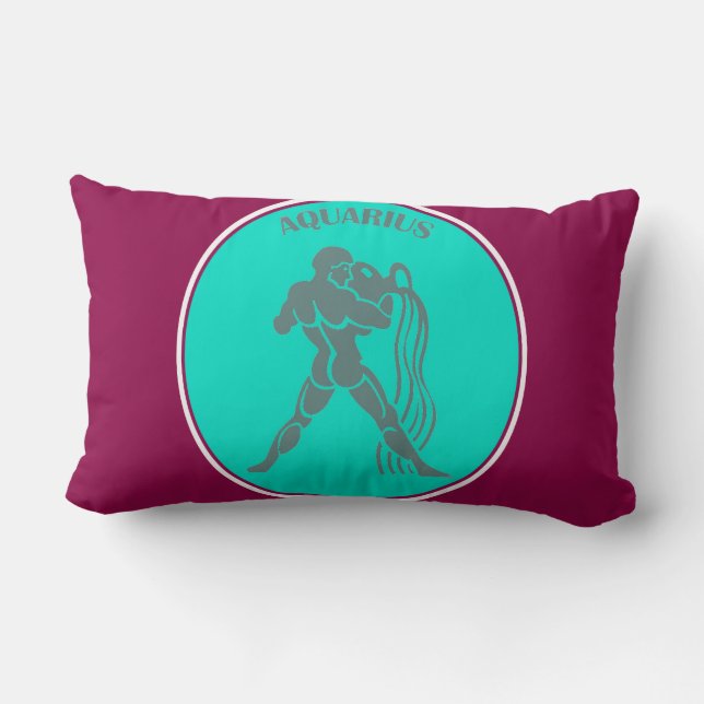 Aquarius Lumbar Pillow Lumbarkudde (Baksida)