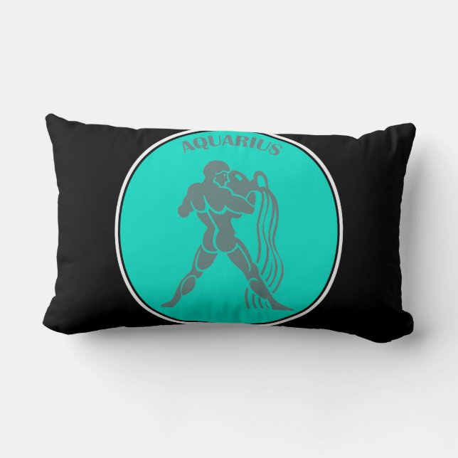 Aquarius Lumbar Pillow Lumbarkudde (Baksida)
