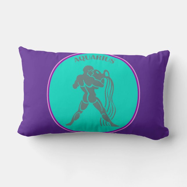 Aquarius Lumbar Pillow Lumbarkudde (Baksida)