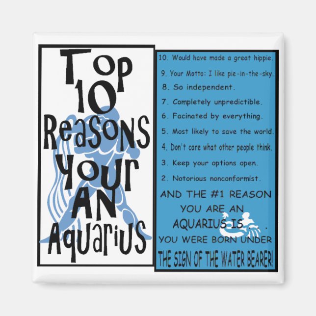 Aquarius Magnet (Framsidan)