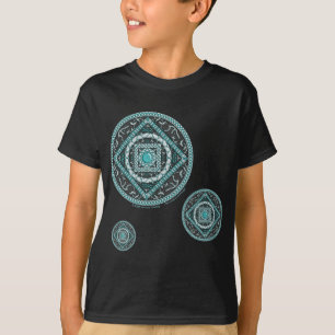 Aquarius Mandala Barn och Baby Mörk Shirt Tröja