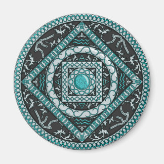 Aquarius Mandala Magnet