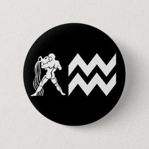 Aquarius med symbol knapp