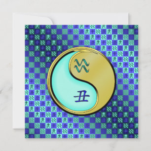 Aquarius & Metall Ox Kort