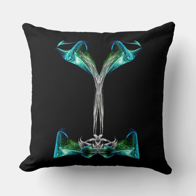 Aquarius – Minimalist Zodiac Decorative Pillow Kudde (Framsida)