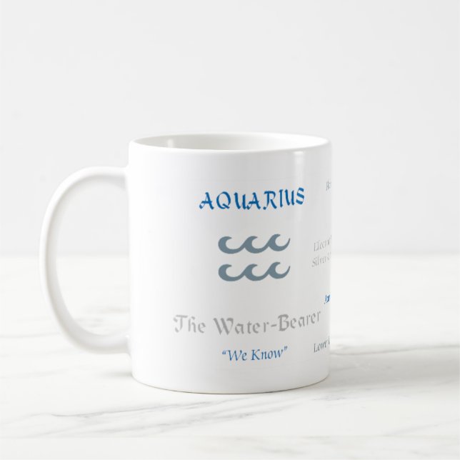 Aquarius mugg (Vänster)