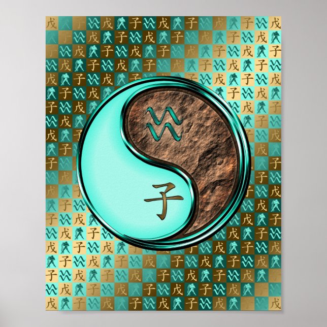 Aquarius och Earth Råtta Poster (Framsidan)