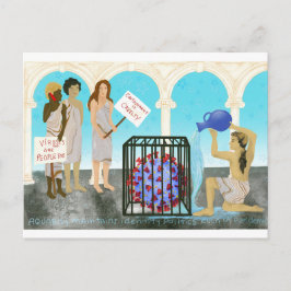 Aquarius och Virus Vykort