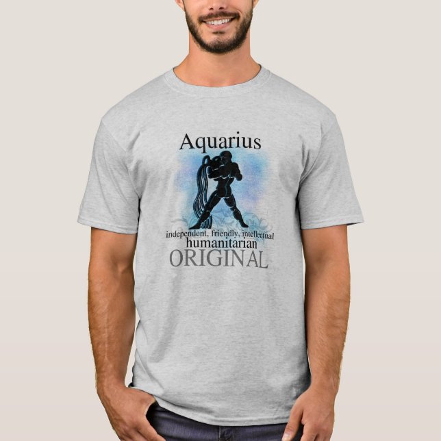 Aquarius om dig t-shirt (Framsida)