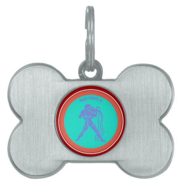 Aquarius Pet Id-Märkre ID-bricka Husdjur (Framsidan)