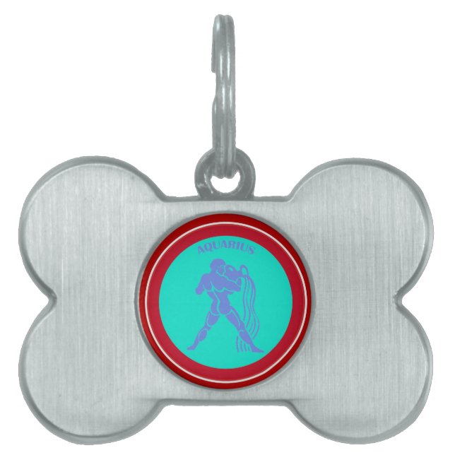 Aquarius Pet Id-Märkre ID-bricka Husdjur (Framsidan)
