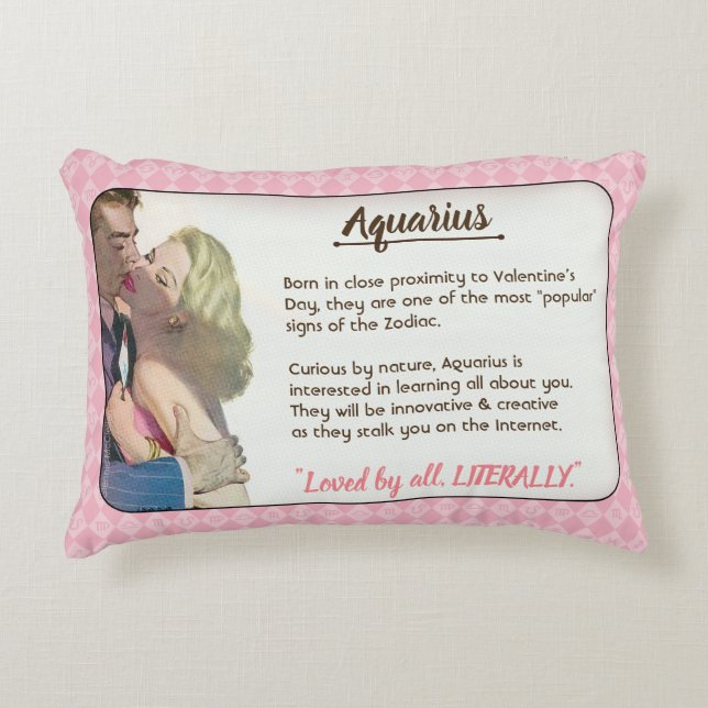 Aquarius Pillow Prydnadskudde (Framsidan)